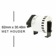 Brother Huismerk Brother DK-22205 Continue Labels (62mm x 30,48m) Wit