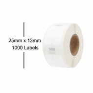 Dymo Huismerk DYMO 11353 / S0722530 Labels (25x13mm)