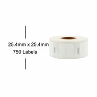 Dymo Huismerk DYMO S0929120 Labels (25x25mm)