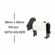 Brother Huismerk Brother DK-11207 CD/DVD Labels (58mm Rond)