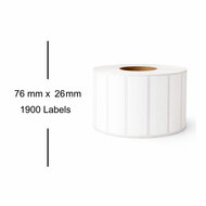 Brother Huismerk Brother BDE-1J026076-102 Labels, 76mmx26mm 1.900 Labels