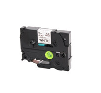 Brother Huismerk Brother TZe-211 Labeltape 6mm Zwart op Wit