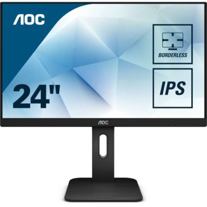 AOC 24P1 - 24 inch - 1920x1080 - DP - DVI - HDMI - VGA - Zwart