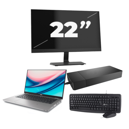 Dell Precision 3541 - Intel Core i7-9e Generatie - 15 inch - 8GB RAM - 256GB SSD - Windows 11 + 1x 22 inch Monitor
