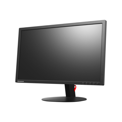Lenovo ThinkVision T2424p - 24 inch - 1920x1080 - DP - HDMI - VGA - Zwart
