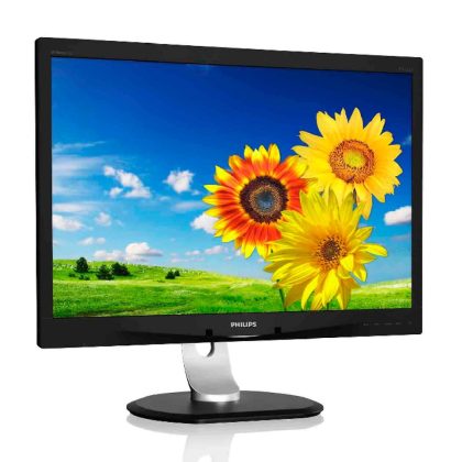 Philips Brilliance 240P4QPYEB - 24 inch - 1920x1200 - DP - DVI - VGA - Zwart