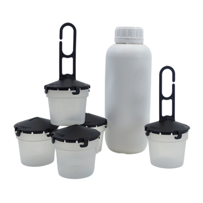 Rootsum DROSO SUZUKII STARTER SET | Drosophila suzukii - Lokstof 1 liter en 5 vallen