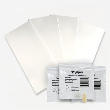 Rootsum PRUIMENMOT NAVULSET | 4 lijmplaten + 3 feromonen pruimenmot