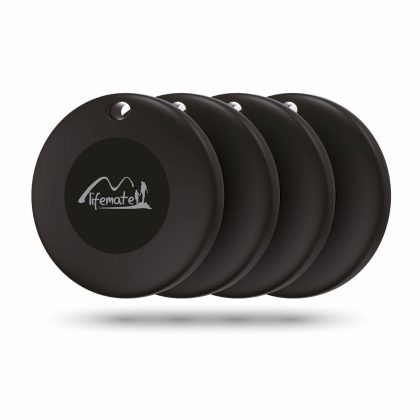 Lifemate Life Tag Duo - werkt met iOS Find My of Android Find My device - Itemfinder Airtag alternatief - 4-Pack - 6938012338511