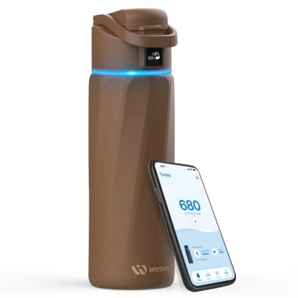 WaterH Boost Slimme Waterfles 710ml Bruin - B003-24OZ-MS