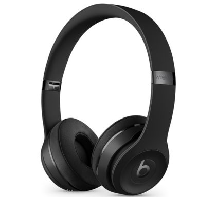 Beats Solo3 Wireless Headphones Icon Collection Matte Black - MX432LL/A