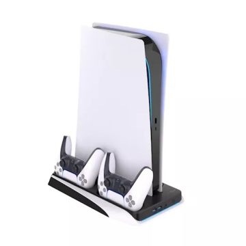 FIXED Multifunctioneel Station voor PS5 zwart/wit - FIXPS5-MCS-BW