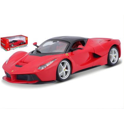 BBURAGO Modelauto - Ferrari Laferrari - rood -