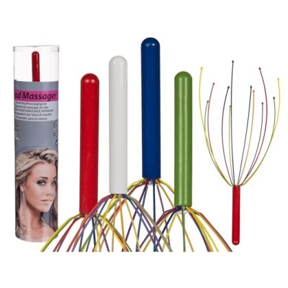 Merkloos Hoofdmassage spin 25 cm - met 12 armen - relaxen -
