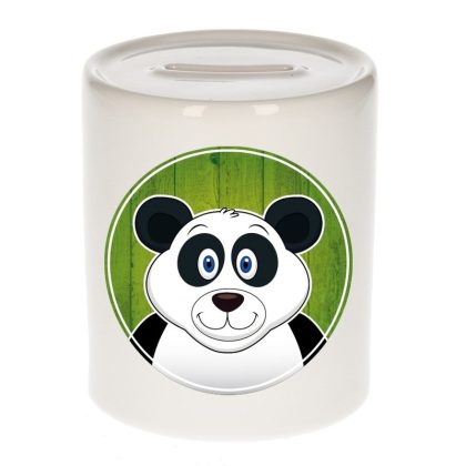 Bellatio Decorations Dieren spaarpot panda voor kinderen 9 cm