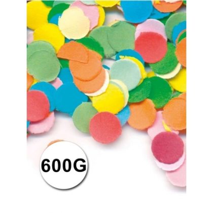 Merkloos Carnavals confetti gekleurd 600 gr