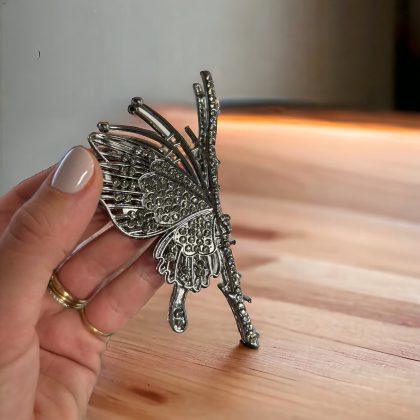 Vlinderhaar Clip Zilverkleurig - Sieraden - Spiritueelboek.nl
