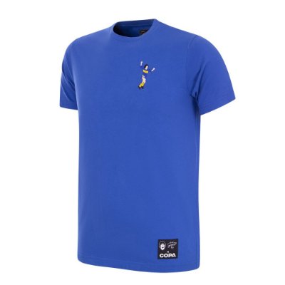 COPA Maradona X COPA Boca Embroidery T-Shirt - Blauw