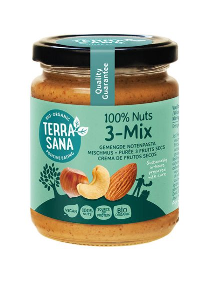 TerraSana 3- mix notenpasta (zonder pinda) - 250 gram