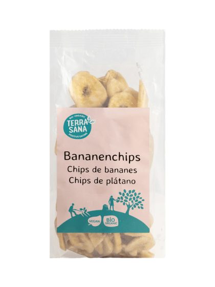 TerraSana Biologische Bananenchips - 200 gram