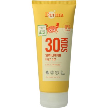 Derma Zonnelotion voor kinderen SPF30 - 200 ml