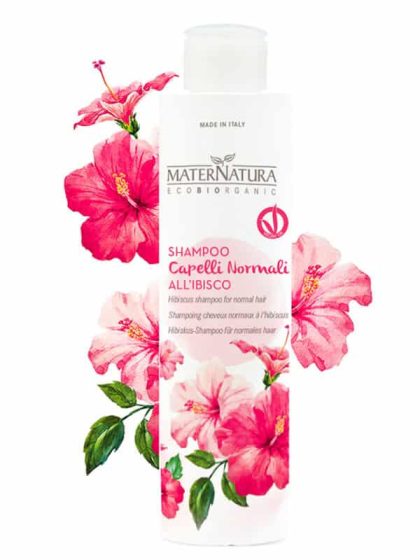MaterNatura Shampoo Hibiscus for normal hair - 250 ml