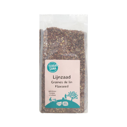 TerraSana RAW lijnzaad gebroken - 400 gram