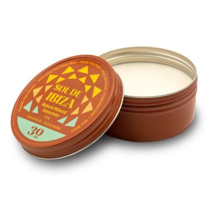 Sol de Ibiza Zonnebrand SPF30 blikje vegan - 100 gram