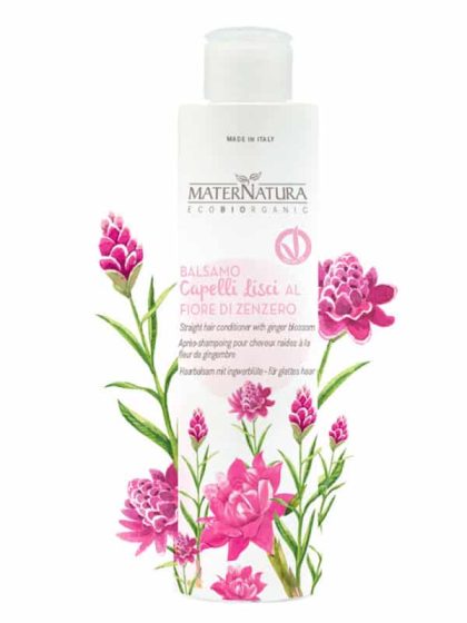MaterNatura Straight hair conditioner with ginger blossom - 250 ml