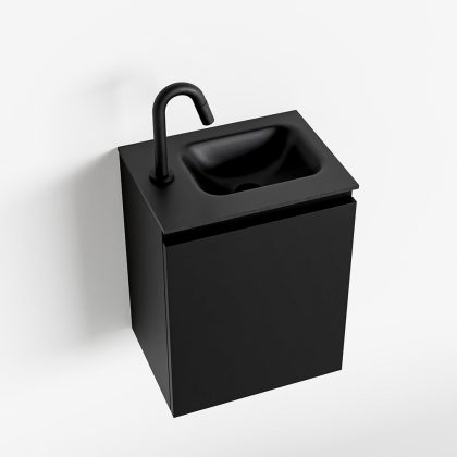 MONDIAZ OLAN 40cm toiletmeubel urban. LEX wastafel urban rechts 1 kraangat