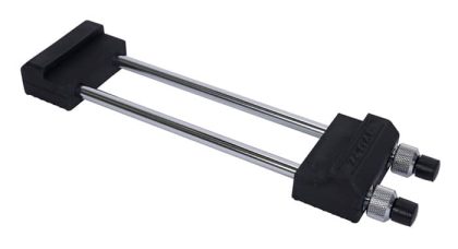 Tokyo Design Studio Slijpsteen Houder - Zwart Rubber en Metaal - 28.6 x 7 x 3cm