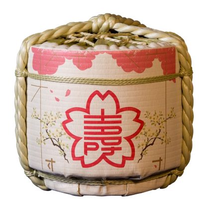 Tokyo Design Studio Decoratief Sake Vat - Sakuramori - 63 x 63cm
