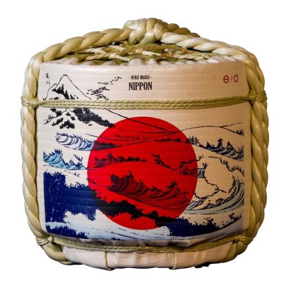 Tokyo Design Studio Japanse Decoratieve Sake Ton Hinomaru-Nippon - 63 x 63cm