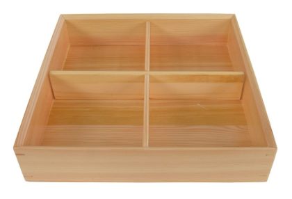 Tokyo Design Studio Houten Bento Box - Tokyo Design Keuken - 25.5 x 25.5 x 5.8 cm