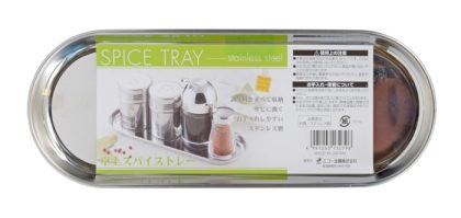 Tokyo Design Studio Roestvrij Stalen Kruidenrek - Tokyo Design Kitchen - 24 x 9 x 1cm