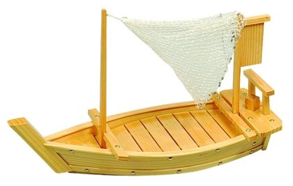 Tokyo Design Studio Houten Sushi Boot - Tokyo Design Kitchen - 60 x 23.5cm