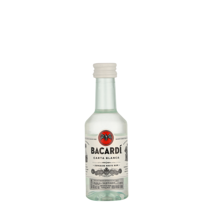 Bacardi Carta Blanca 5cl Rum