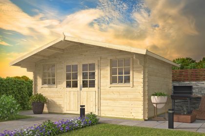 Tuindeco Rome Blokhut 500x320 cm 45 mm vuren blank