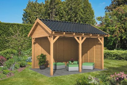 Tuindeco Hamar L Overkapping type 2 478x395 cm Lariks/Douglashout blank