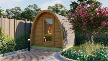 Tuindeco POD sauna Tolva 260x260 cm Thermowood