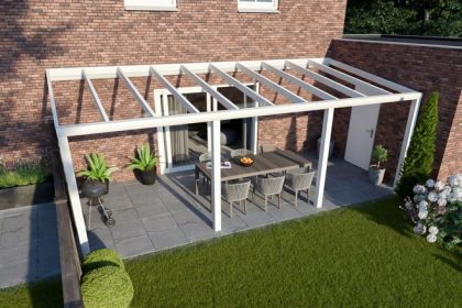 Verasol Greenline XXL aluminium veranda 800x250 cm glasdak