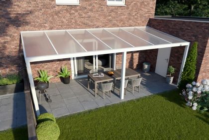 Verasol Greenline XXL aluminium veranda 800x250 cm polycarbonaat dak