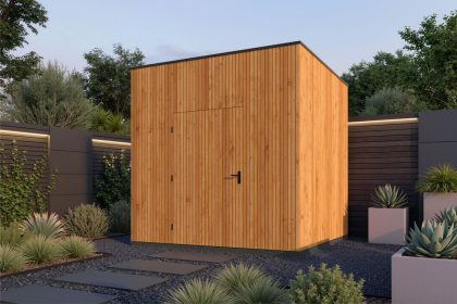 Tuindeco KubeLine buitenverblijf 280x280 cm Douglas blank