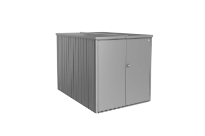 Biohort Mini Garage L kwartsgrijs metallic 145x203 cm
