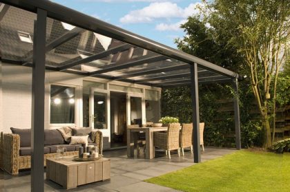 Verasol Profiline 2.0 aluminium veranda 300x250 cm glasdak