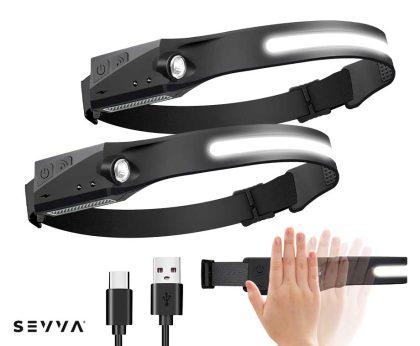 SEVVA® 1+1 GRATIS | Oplaadbare Hoofdlamp 1+1 GRATIS
