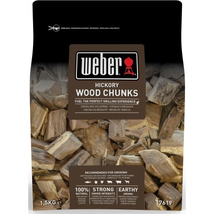 Weber hickory houtblokjes aromahout (1,5 kg)