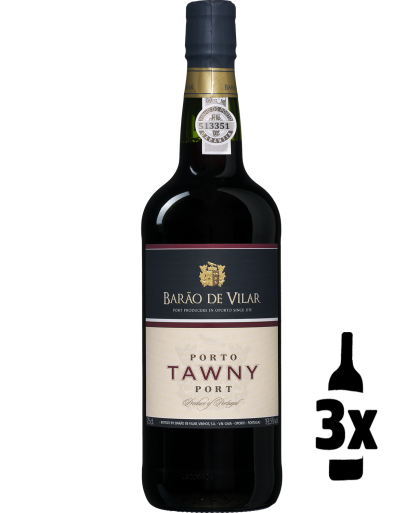 Wijnvoordeel 3 flessen Barão de Vilar Tawny Port Probeerpakket