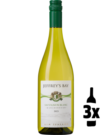 Wijnvoordeel 3 flessen Jeffrey's Bay Sauvignon Blanc Probeerpakket