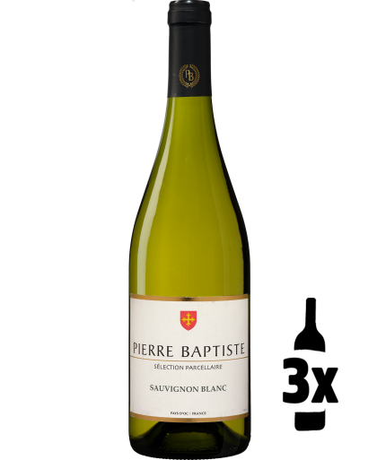 Wijnvoordeel 3 flessen Pierre Baptiste Sauvignon Blanc Probeerpakket